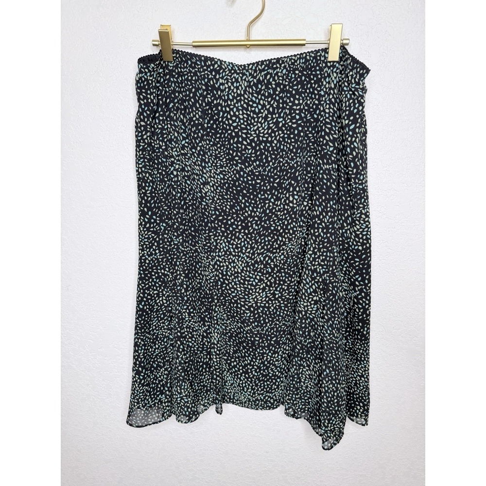 East 5th Midi Skirt Womens‎ Size 16 Chiffon Flounce Feminine Whimsical Romantic